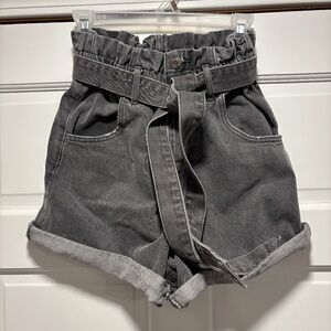 Las Angeles Vervet Grey Jean Shorts